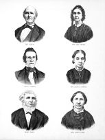 Page 146a - Illustration - Geo. Postas and wife, John H. Hamlin, Mrs. Laura A. Hamlin, Henry Carey and wife